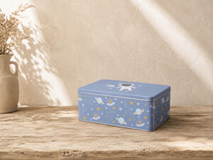 CAJA METALICA ASTRONAUTA 20X14X8