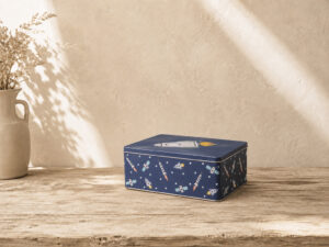 CAJA METALICA COHETE 23X16X9