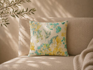 COJIN DEVONSHIRE 04 AMARILLO 45X45 COMPLETO