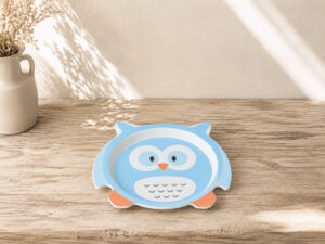 PLATO INFANTIL MELAMINA BUHO
