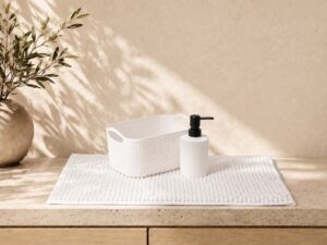 SET 3 PIEZAS BAÑO BLANCO