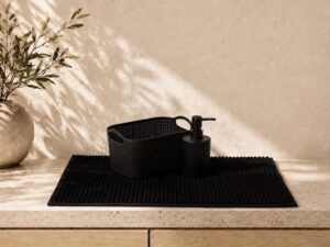 SET 3 PIEZAS BAÑO NEGRO