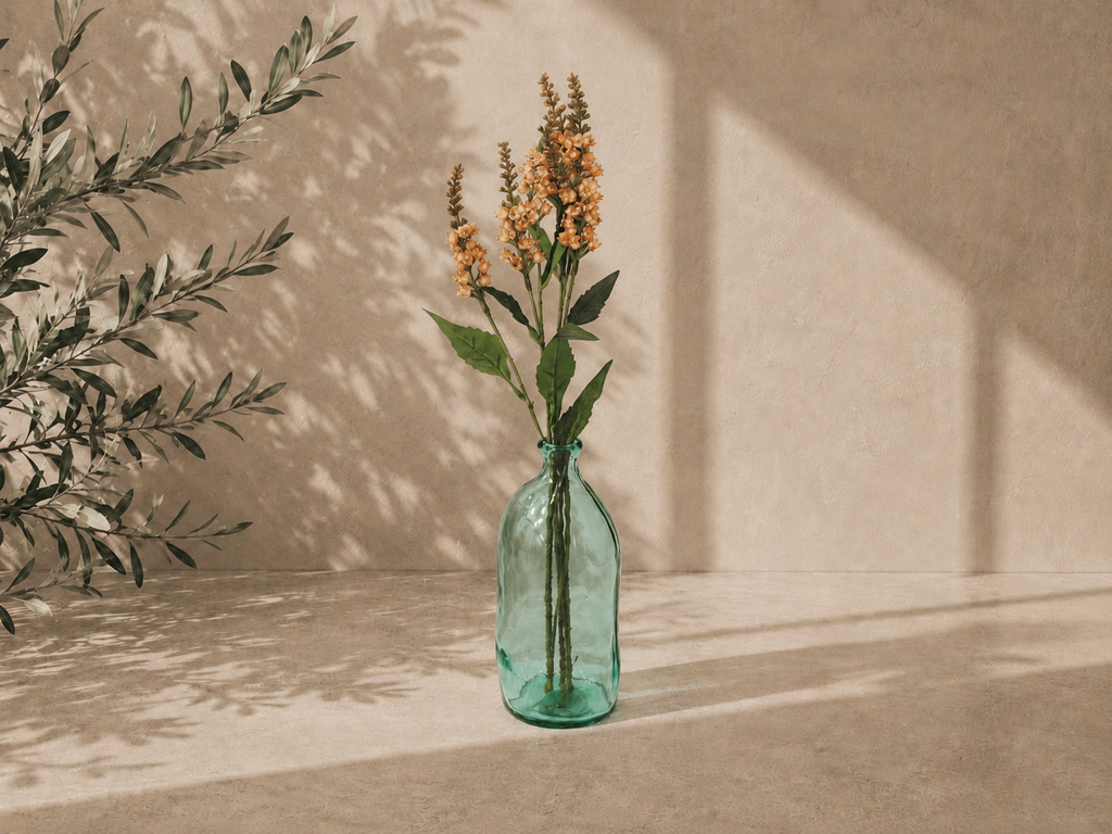 VARA FLORES SILVESTRES 55CM NARANJA