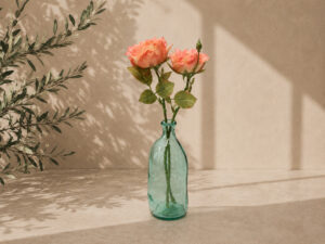 VARA ROSA 43CM NARANJA