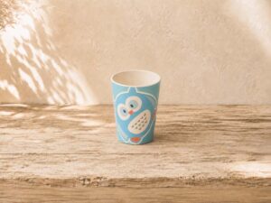 VASO INFANTIL MELAMINA BUHO