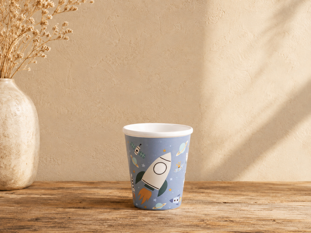 VASO MELAMINA 250ML ESPACIO