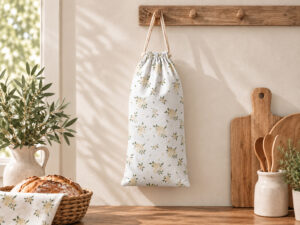 BOLSA DE PAN FLOR VERDE