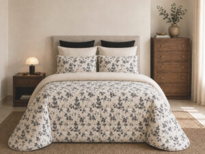 EDREDÓN ALMENDRO BEIGE