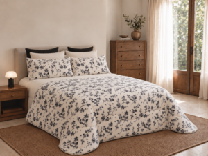 EDREDÓN ALMENDRO BEIGE