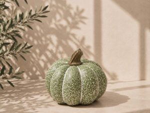 FIGURA CALABAZA 15X12 VERDE