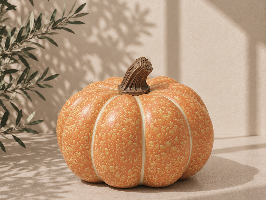 FIGURA CALABAZA 20X15 NARANJA
