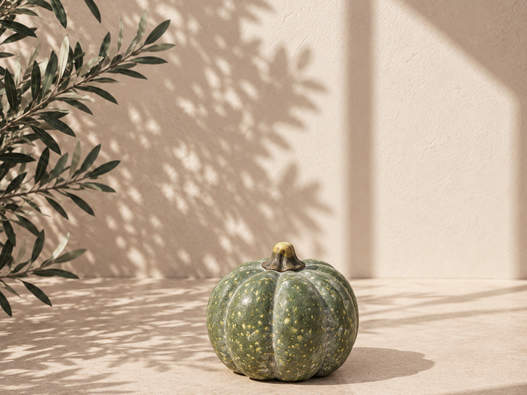 FIGURA CALABAZA 6CM VERDE