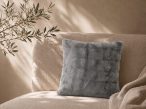 FUNDA COJIN RABBIT GRIS 45X45
