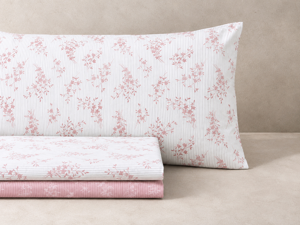 JGO SABANAS LUCILLA 180 ROSA 100%ALG 4PZS(2/50x70)