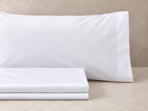 JUEGO SABANAS HOSTELERIA BLANCO