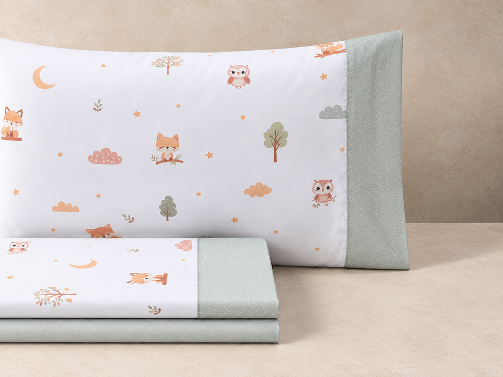 JUEGO SABANAS KIDS FOREST MENTA
