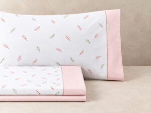 JUEGO SABANAS LANUZA ROSA
