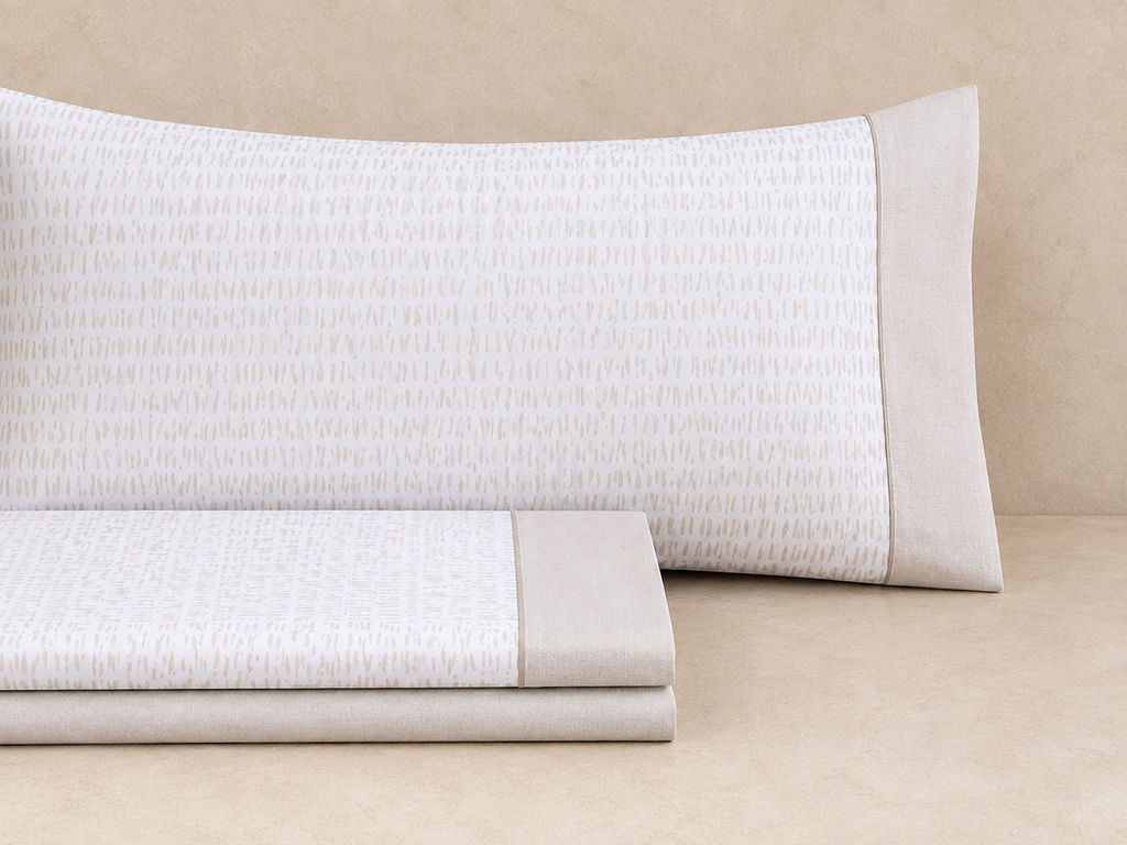 JUEGO SÁBANAS TURCIA BEIGE