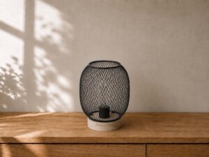 LAMPARA METAL NEGRO DISEÑO B