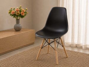 SILLA ASPAS DISEÑO NEGRA