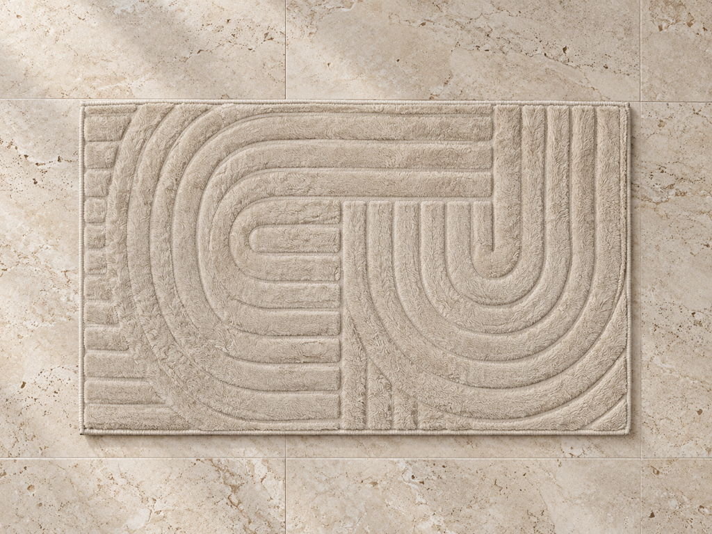 ALFOMBRA ZEUS 50X80 BEIGE