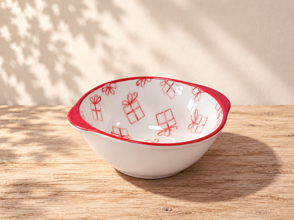 Bol Snack Porcelana Navidad | Tiendas Mi Casa