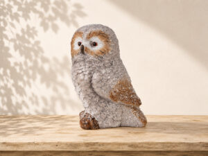 FIGURA BUHO INVIERNO 9X8X13 A
