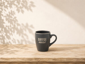 MUG GRES COFFEE 340ML ANTRACITA