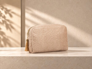 NECESER TERCIOPELO GRANDE BEIGE