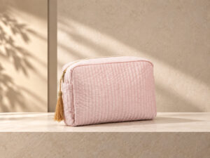 NECESER TERCIOPELO GRANDE ROSA