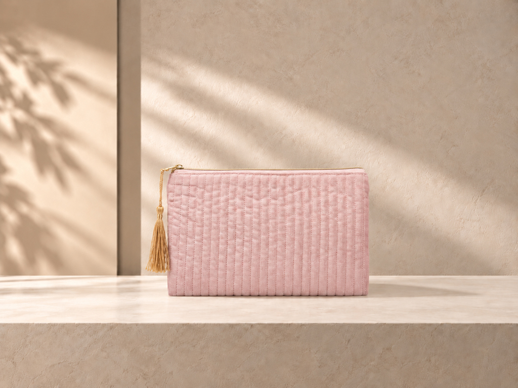 NECESER TERCIOPELO ROSA