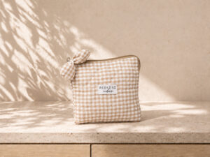 NECESER VICHY BEIGE PLANO 15X15CM