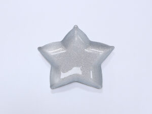 PLATO ESTRELLA NAVIDAD 30CM PLATA
