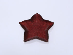 PLATO ESTRELLA NAVIDAD 30CM ROJO
