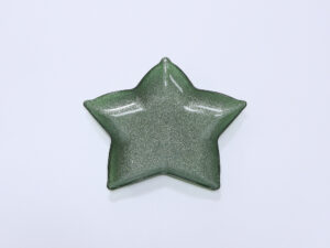 PLATO ESTRELLA NAVIDAD 30CM VERDE