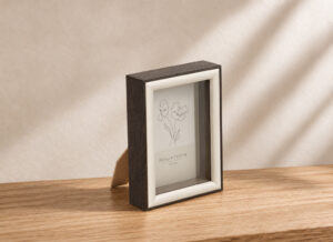 PORTAFOTOS MDF NEGRO 10X15