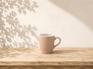 TAZA GRES 340ML BEIGE